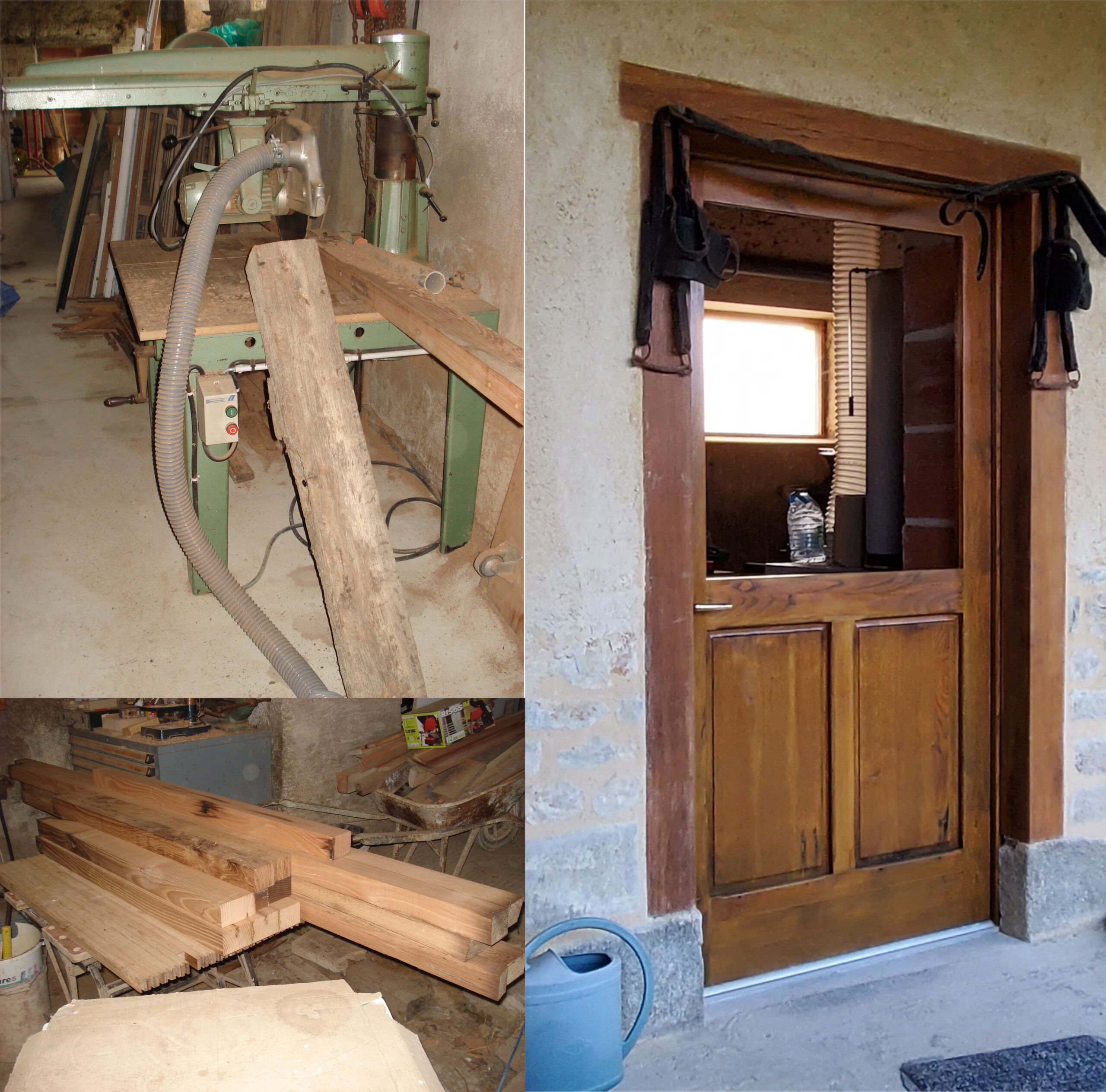 Travail de bois ancien